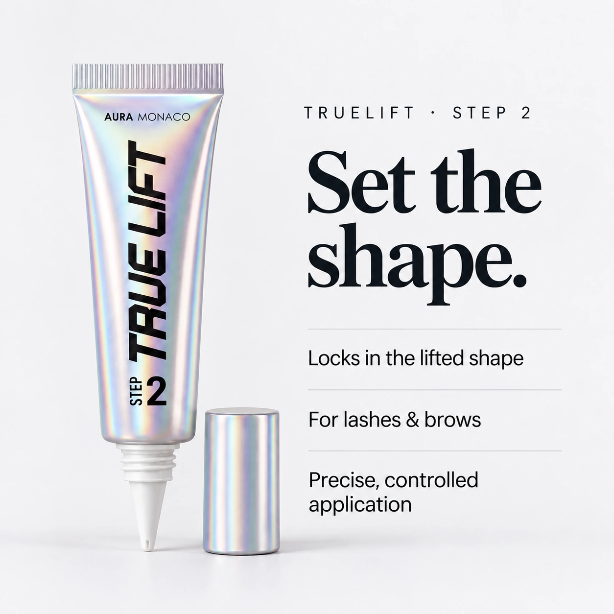 TrueLift Lash & Brow Lift | Step 1 & 2 | Glueless Hybrid System | 2x 10ml TrueLift Step 2