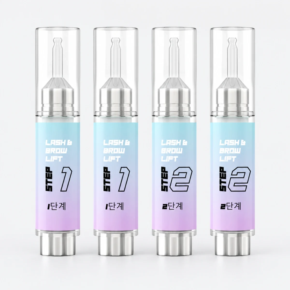 2x Step 1 & Step 2 Lash & Brow Lift Lotions | Duo Savings Bundle